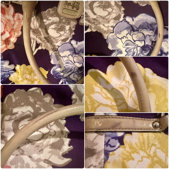 COACH Madison Floral Kara Carryall Satchel - Picture 10 of 10